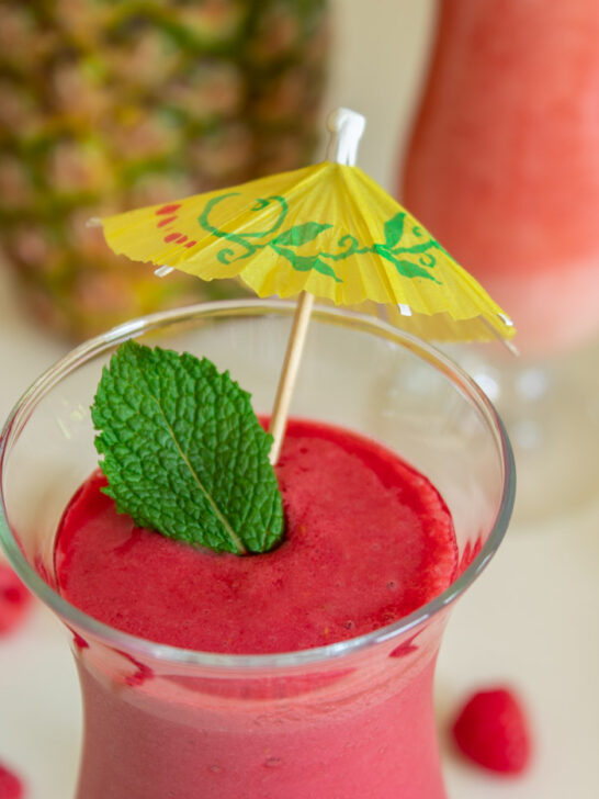 Tropical Raspberry cocktail
