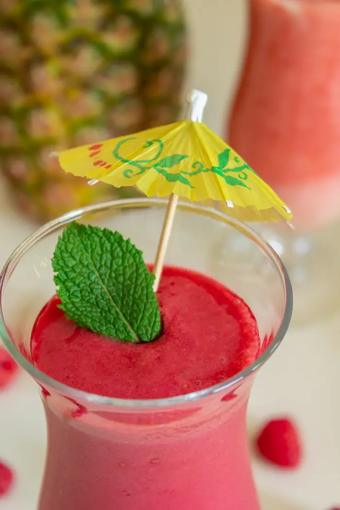 Tropical Raspberry cocktail