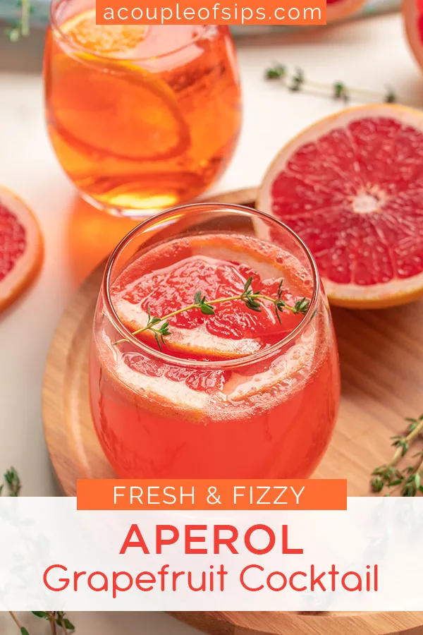 Aperol Grapefruit Cocktail Pinterest Graphic