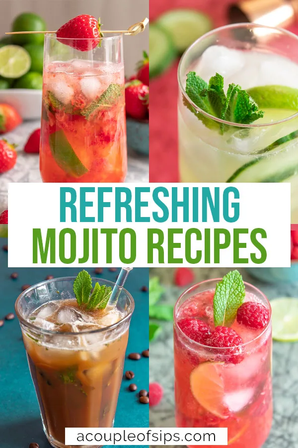 Best mojito recipes Pinterest graphic