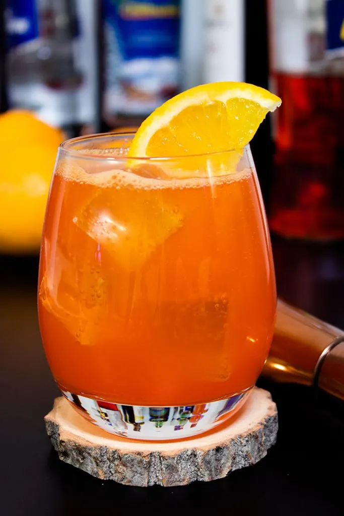 Aperol Orange Juice Glass