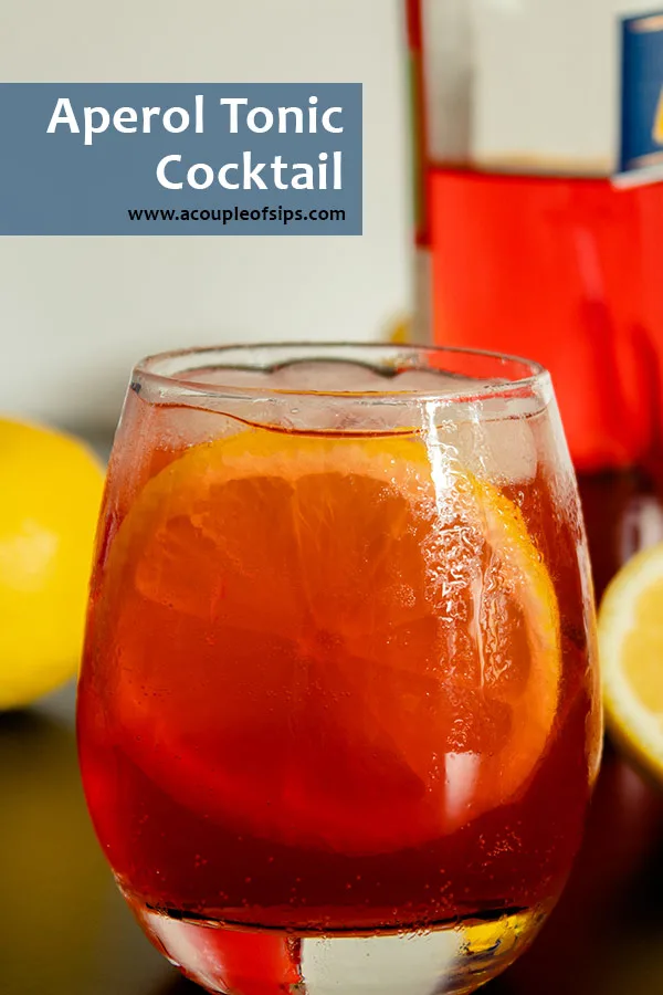 Aperol Tonic Pinterest Graphic