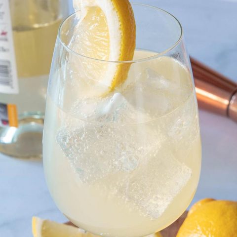 Lemonade Spritzer in a glass